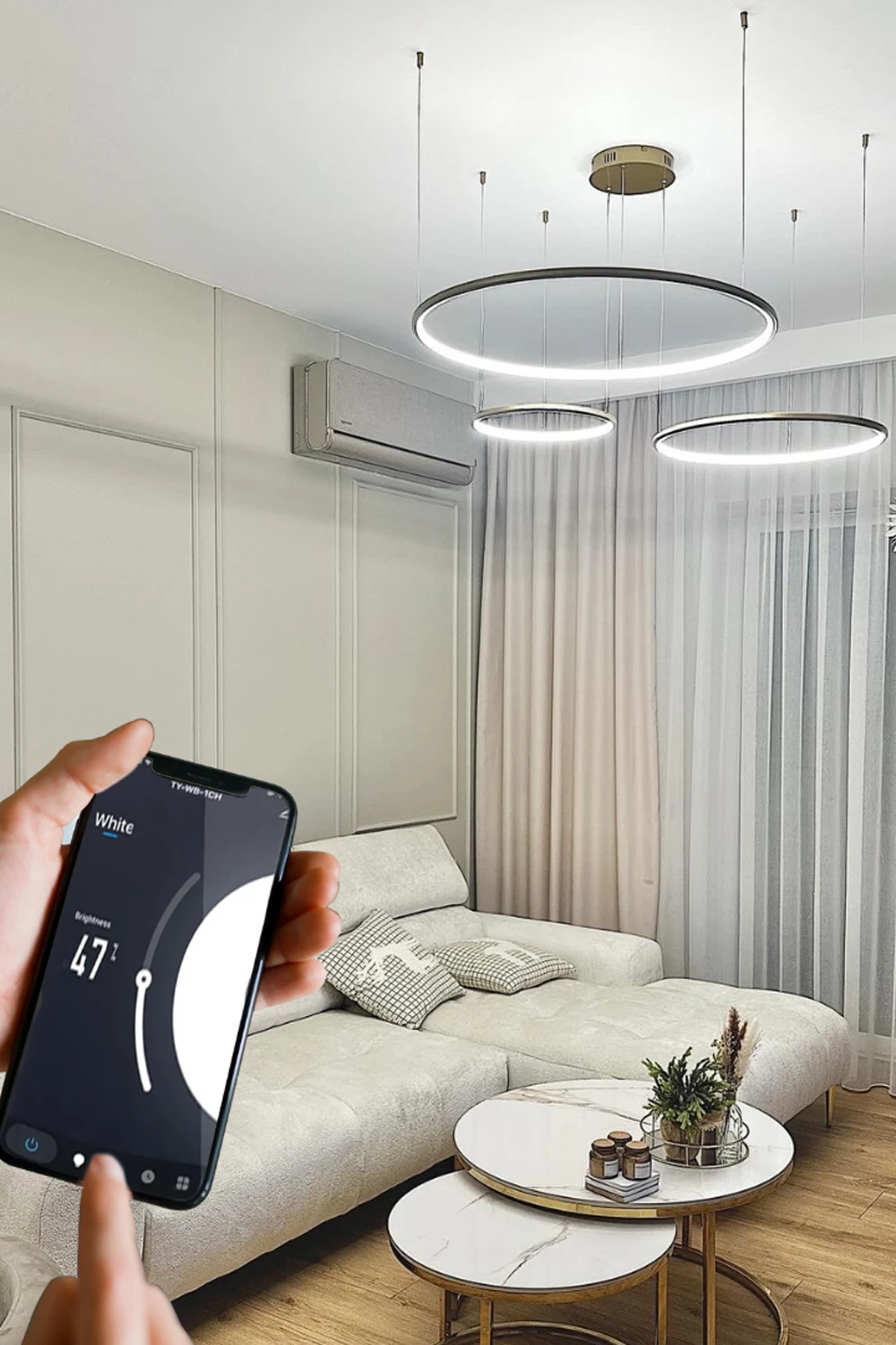 Lampy LED z regulacją światła sterowane aplikacją mobilną