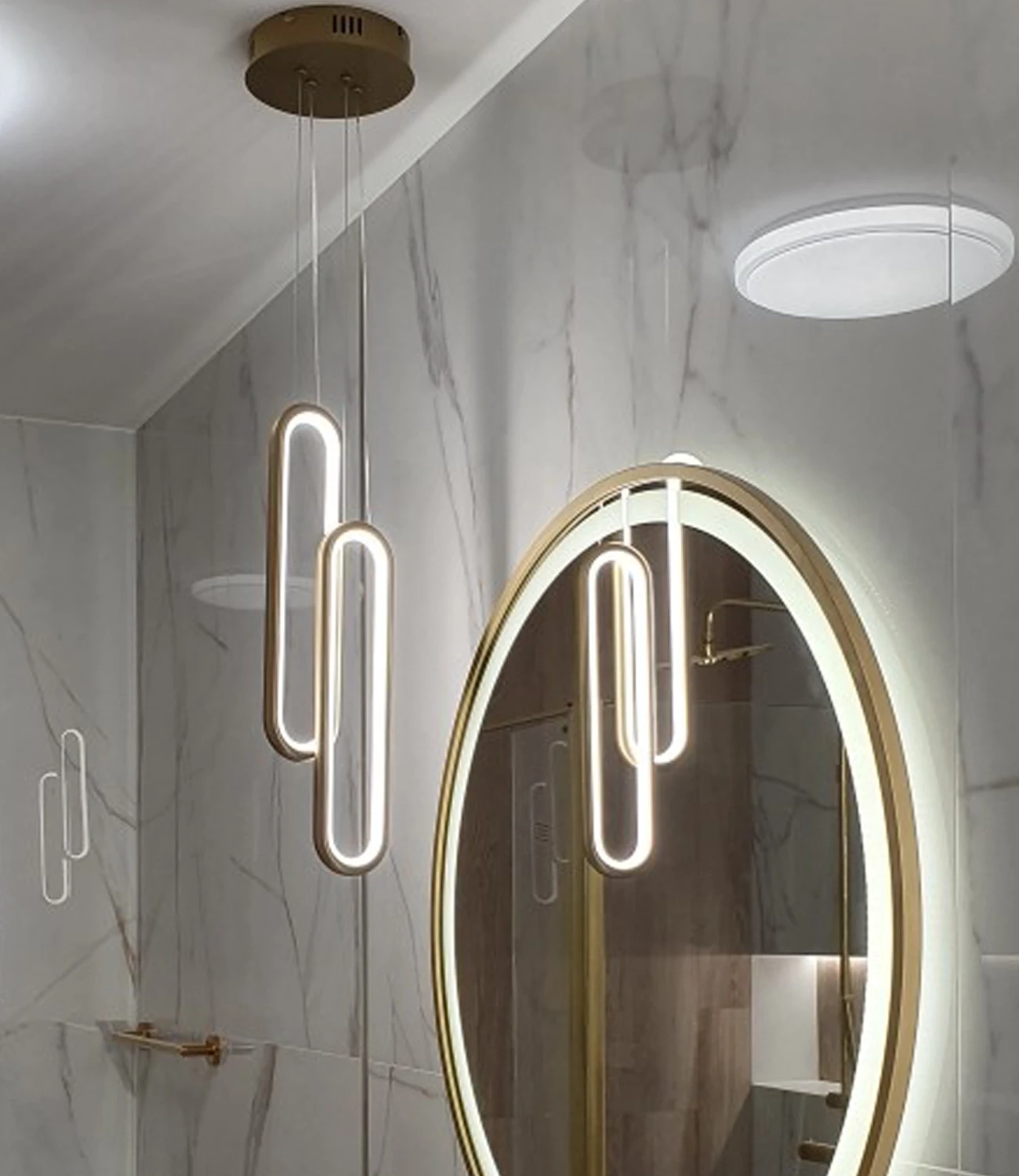 Led Ellipse No.2 – pionowe kompozycje elips LED