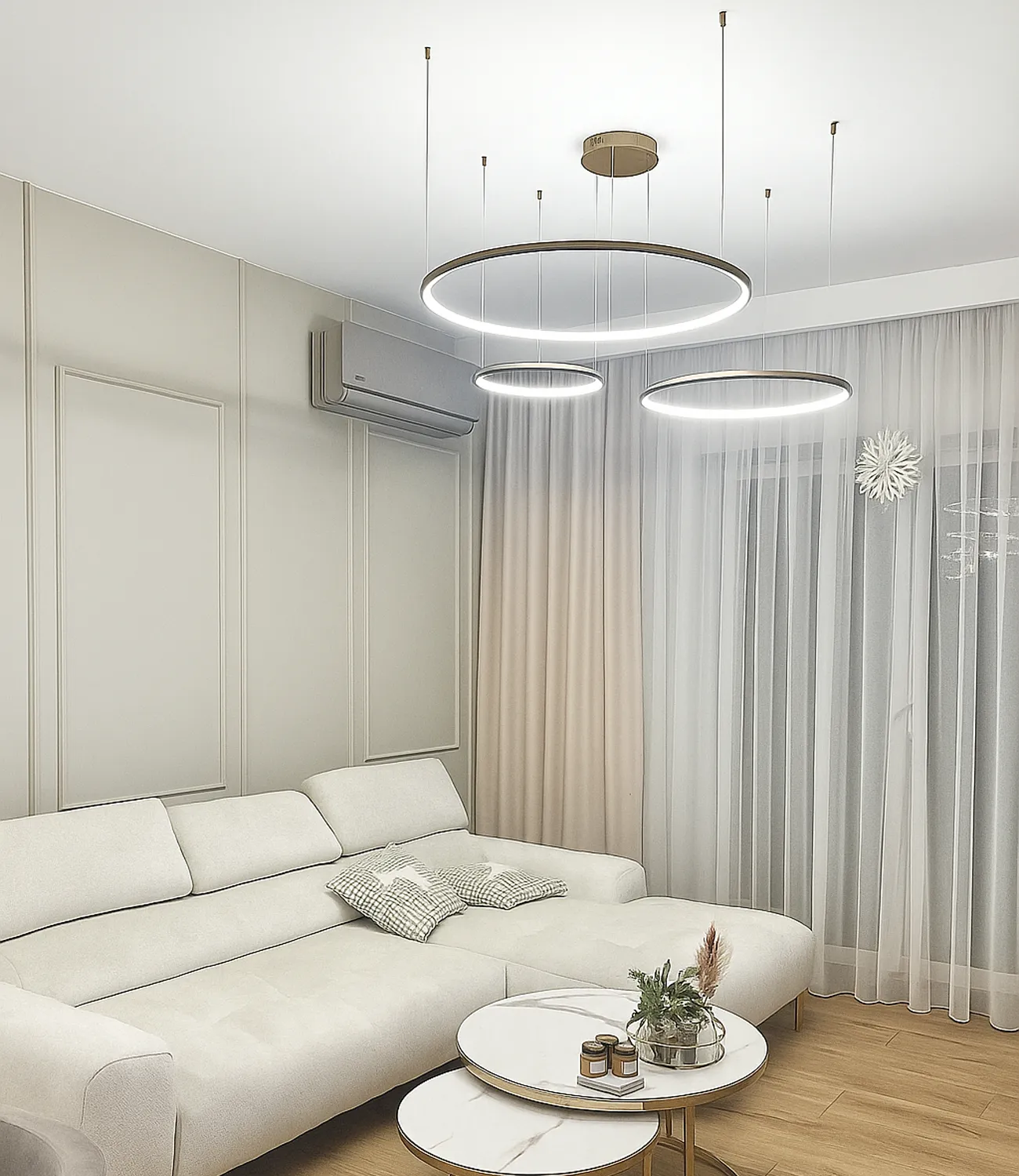 Led Orbit S – kompozycje z 3 i 4 ringów LED