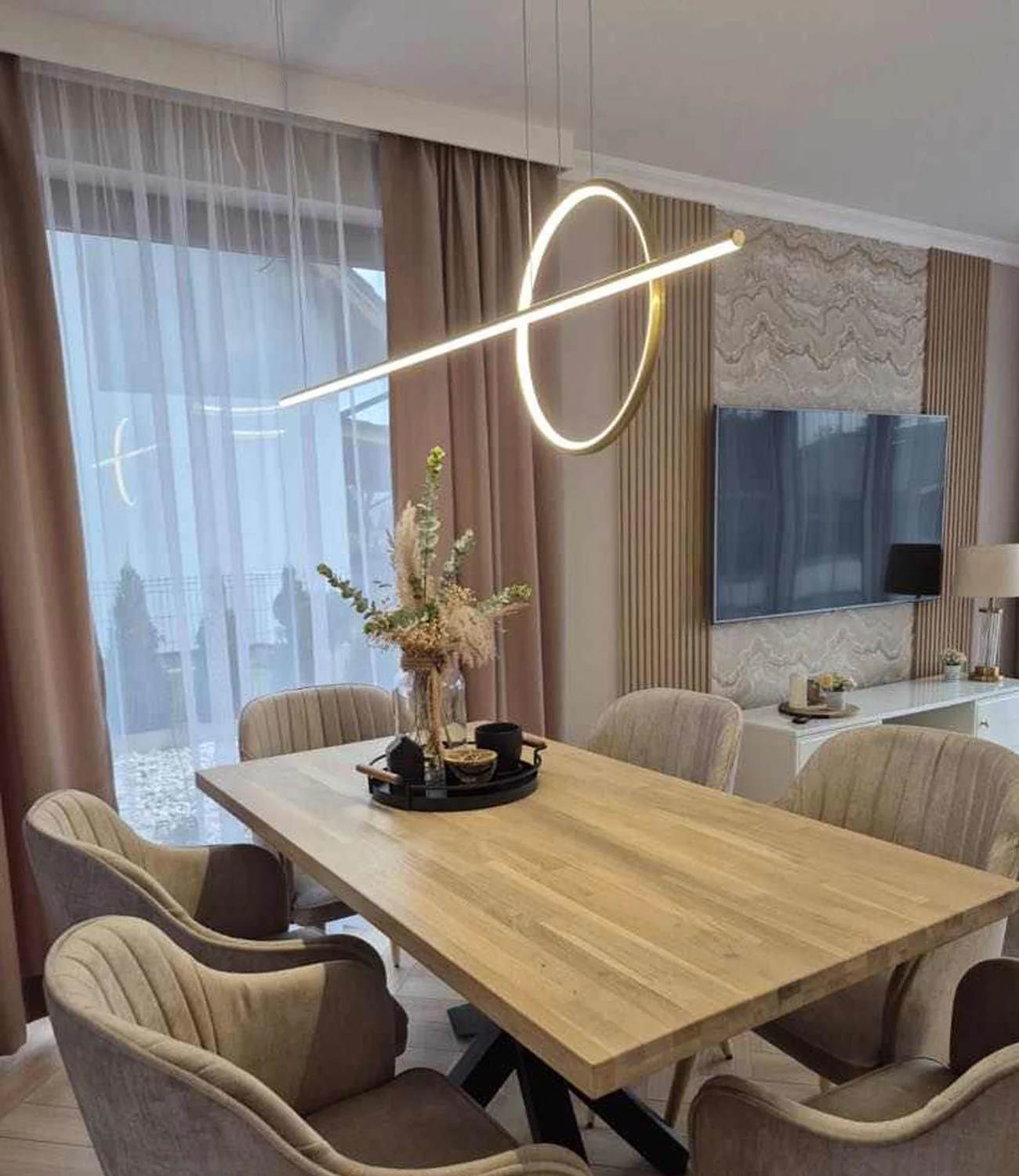 Led Geometrik – nowoczesne geometryczne lampy LED do wyspy i jadalni