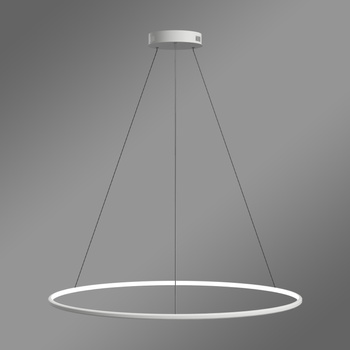 Nowoczesna lampa wisząca Led Orbit No.1 100 cm biała sterowana pilotem barwa ciepła 3K LEDesign