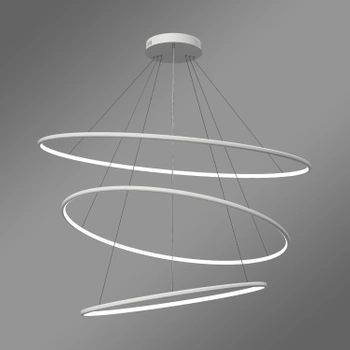 Nowoczesna lampa wisząca Led Orbit No.3 120cm biała ściemnialna triak barwa neutralna 4K LEDesign