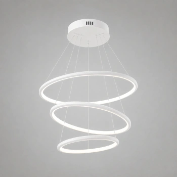 Nowoczesna lampa wisząca LED Orbit No.3 50 cm biała 3000K z pilotem LEDesign