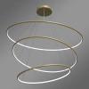 Nowoczesna lampa wisząca Led Orbit No.3 120cm złota barwa ciepła 3K LEDesign