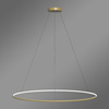 Nowoczesna lampa wisząca Led Orbit No.1 150 cm złota ściemnialna triak barwa neutralna 4K LEDesign