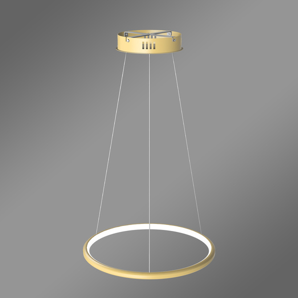 Nowoczesna lampa wisząca Led Orbit No.1 40 cm złota barwa neutralna 4K LEDesign