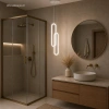 Nowoczesna lampa wisząca Led Ellipse No.2 biała 3000K LEDesign