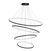 Nowoczesna lampa wisząca Led Orbit No.4 120cm czarna barwa ciepła 3K LEDesign