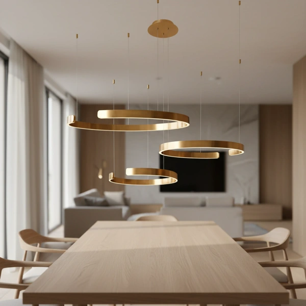 Ekskluzywna lampa wisząca Led Solaris S No.3 80 ciepła barwa światła