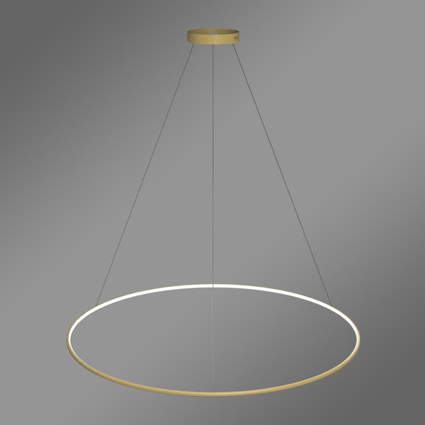 Nowoczesna Lampa wisząca Led Orbit No.1 150 cm złota ściemnialna triak barwa ciepła 3K LEDesign