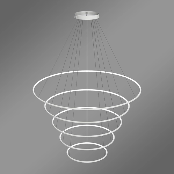 Nowoczesna lampa wisząca Led Orbit No.5 150cm biała barwa neutralna 4K LEDesign