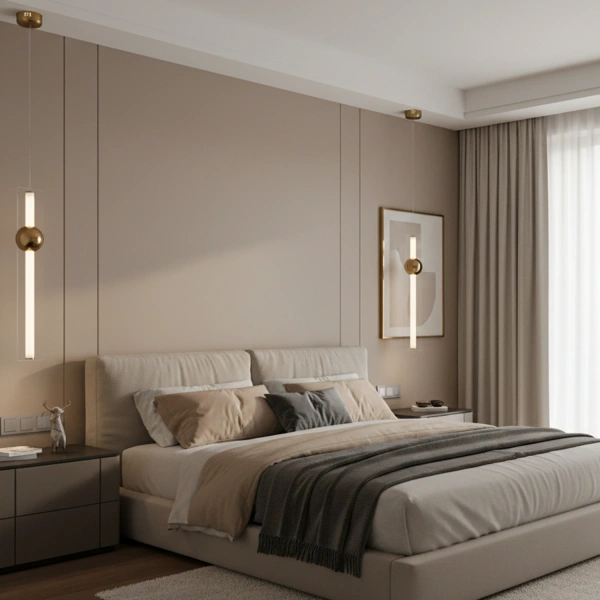 Nowoczesna lampa wisząca LED Led Solis B1 złota 3000K