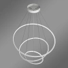 Nowoczesna lampa wisząca Led Orbit No.3 80cm biała ściemnialna triak barwa ciepła 3K LEDesign