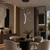 Nowoczesna lampa wisząca Led Moon No.3 40 cm czarna 3000K LEDesign