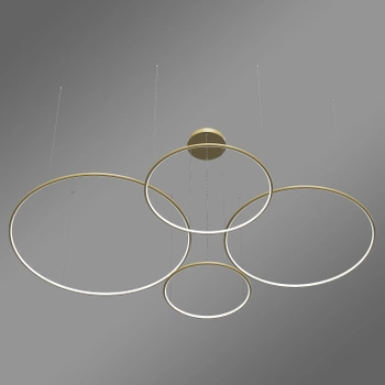 Nowoczesna lampa wisząca Led Orbit S No.4 120cm złota barwa ciepła 3K LEDesign