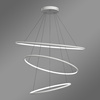 Nowoczesna lampa wisząca Led Orbit No.3 100cm biała ściemnialna triak barwa ciepła 3K LEDesign