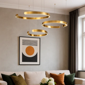 Ekskluzywna lampa wisząca Led Solaris S No.3 80 neutralna barwa światła