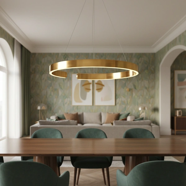 Ekskluzywna lampa wisząca Led Solaris  No.1 60  ciepła barwa światła