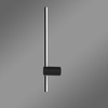 Kinkiet LED Line 60 cm czarny 4000K z pilotem lampa ścienna LEDesign