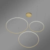 Nowoczesna lampa wisząca Led Orbit S No.3 120cm złota barwa ciepła 3K LEDesign