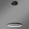 Nowoczesna lampa wisząca Led Orbit No.1 40 cm czarna ściemnialna triak barwa ciepła 3K LEDesign