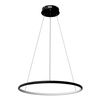 Nowoczesna lampa wisząca Led Orbit No.1 60 cm czarna barwa ciepła 3k LEDesign