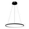 Nowoczesna lampa wisząca Led Orbit No.1 60 cm czarna ściemnialna triak barwa neutralna 4K LEDesign