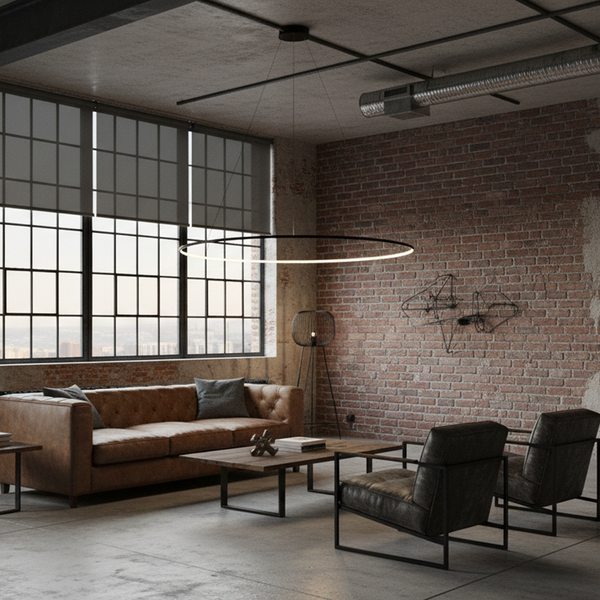 Nowoczesna lampa wisząca Led Orbit No.1 150 cm czarna barwa neutralna 4K LEDesign