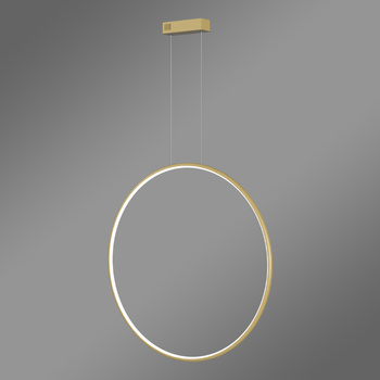 Nowoczesna lampa wisząca Led Moon 80 cm złota barwa ciepła 3K LEDesign