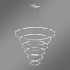 Nowoczesna lampa wisząca Led Orbit No.6 150cm biała smart barwa ciepła 3K LEDesign