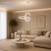 Nowoczesna lampa wisząca Led Celestial No.2 biała smart 4000K LEDesign