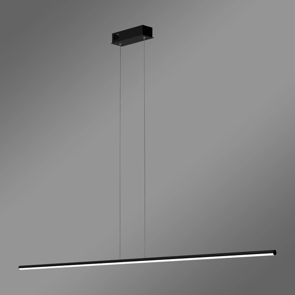 Lampa wisząca Led LINE 150 cm 4k czarna ściemniana pilot LEDesign