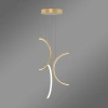 Nowoczesna lampa wisząca Led Moon No.3 40 cm złota 3000K LEDesign