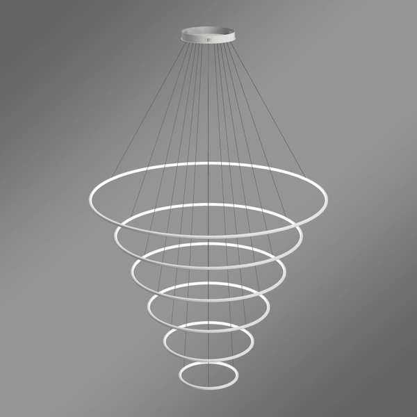 Nowoczesna lampa wisząca Led Orbit No.6 150cm biała barwa ciepła 3K LEDesign