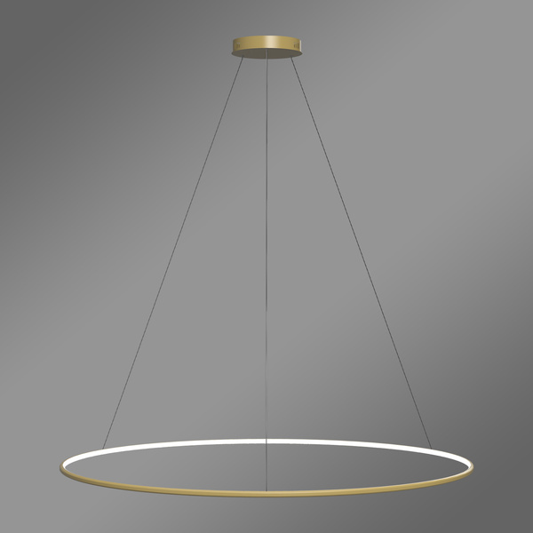 Nowoczesna lampa wisząca Led Orbit No.1 150 cm złota barwa neutralna 4K LEDesign