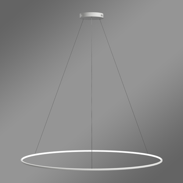 Nowoczesna lampa wisząca Led Orbit No.1 150 cm biała sterowana pilotem barwa ciepła 3K LEDesign