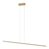 Nowoczesna Lampa wisząca Led LINE 180 cm złota z pilotem 3000K LEDesign