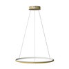 Nowoczesna lampa wisząca Led Orbit No.1 60 cm złota ściemnialna triak barwa neutralna 4K LEDesign