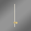 Kinkiet LED Line 80 cm złoty 3000K z pilotem lampa ścienna LEDesign