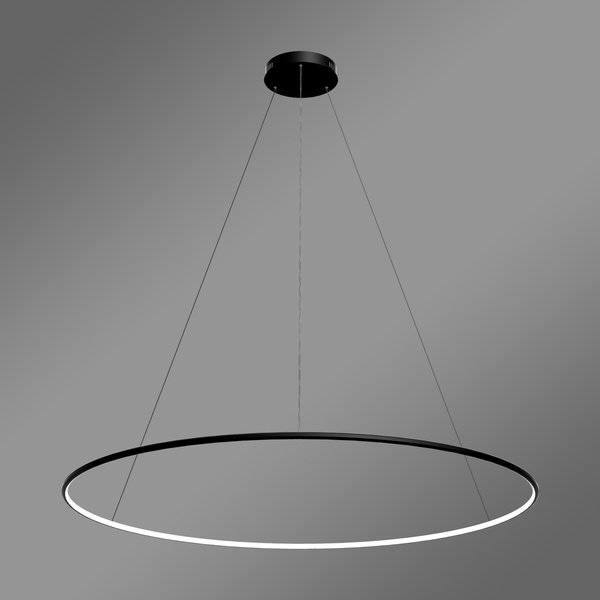 Nowoczesna lampa wisząca Led Orbit No.1 150 cm czarna barwa neutralna 4K LEDesign
