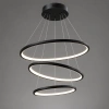 Nowoczesna lampa wisząca Led Orbit No.3 50cm czarna 4000K LEDesign