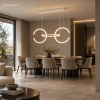 Nowoczesna lampa wisząca Led Celestial No.3 cm biała smart 4000K LEDesign