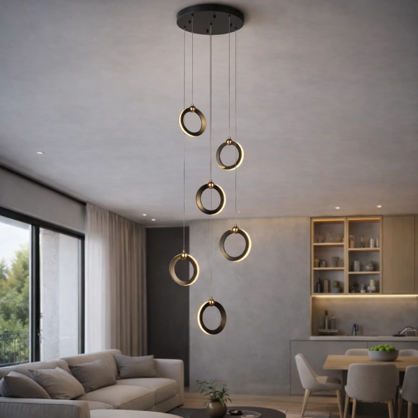 Nowoczesna lampa Led Lunar Ring No.6