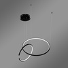 Nowoczesna lampa wisząca Led Celestial No.2 czarna smart 4000K LEDesign