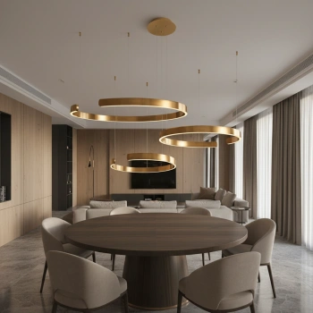 Ekskluzywna lampa wisząca Led Solaris S No.3 80 ciepła barwa światła