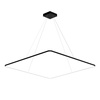 Lampa wisząca Led Quadrum No.1 120 cm czarna barwa neutralna 4K LEDesign