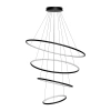 Nowoczesna lampa wisząca Led Orbit No.4 100cm czarna barwa neutralna 4K LEDesign