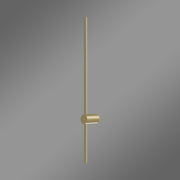 Kinkiet LED Line 100 cm złoty 4000K elegancka lampa ścienna LEDesign