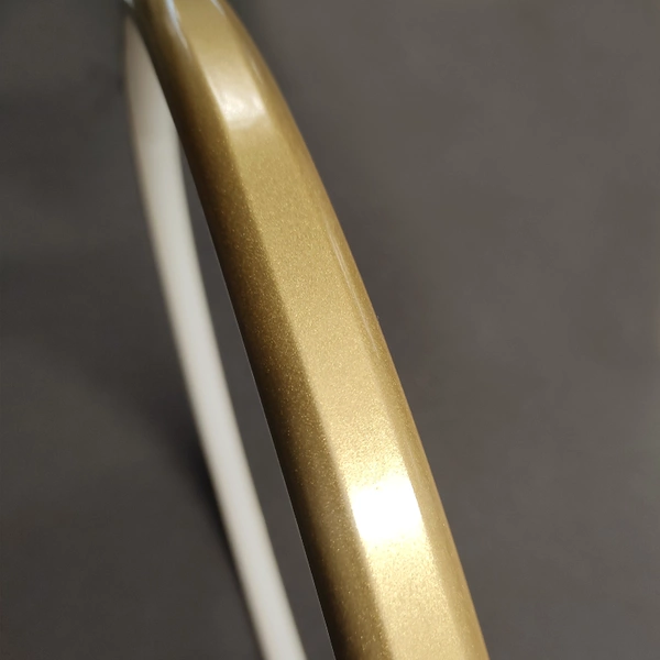 Nowoczesna lampa wisząca Led Orbit No.1 100 cm złota sterowana pilotem barwa neutralna 4K LEDesign