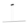 Nowoczesna Lampa wisząca Led Line 180 cm czarna z pilotem 3000K LEDesign